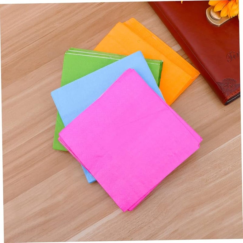 80 Pcs Solid Color Tissue Paper Napkins For Wedding Party Decoration Supplies - Image 2